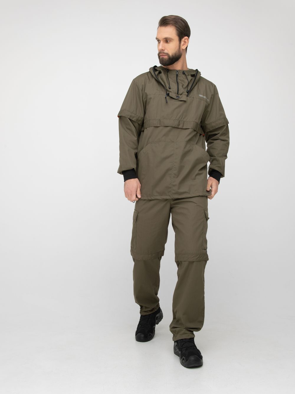 Костюм летний Антигнус-Люкс ткань Сорочка цвет Хаки