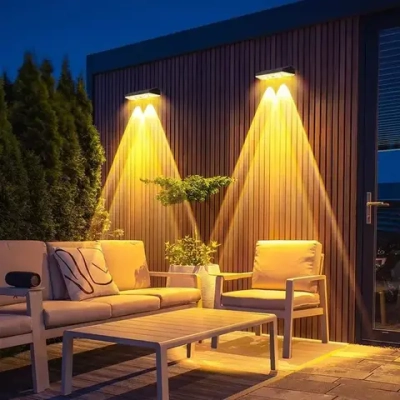 Архитектурная уличная подсветка на солнечной батарее (2 шт.)