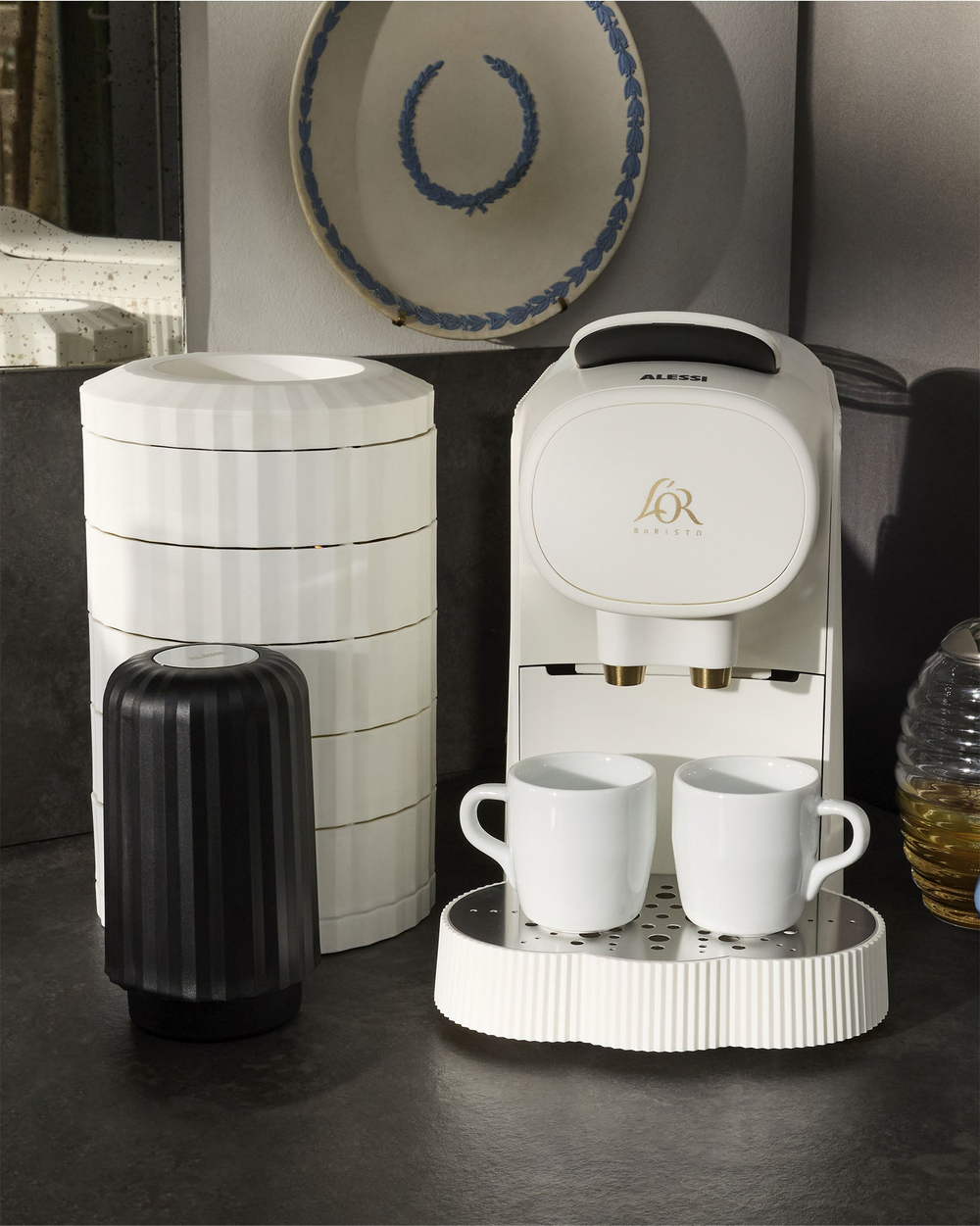Держатель кофейных капсул Alessi Plissé, White