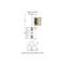 Подвесной светильник Crystal Lux AMARILLO SP18W LED BRASS