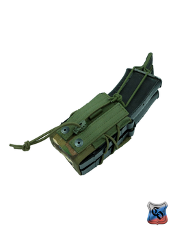 Подсумок SSO АКМ 2 RAID MOLLE без клапана и с утяжкой (Мультикам)