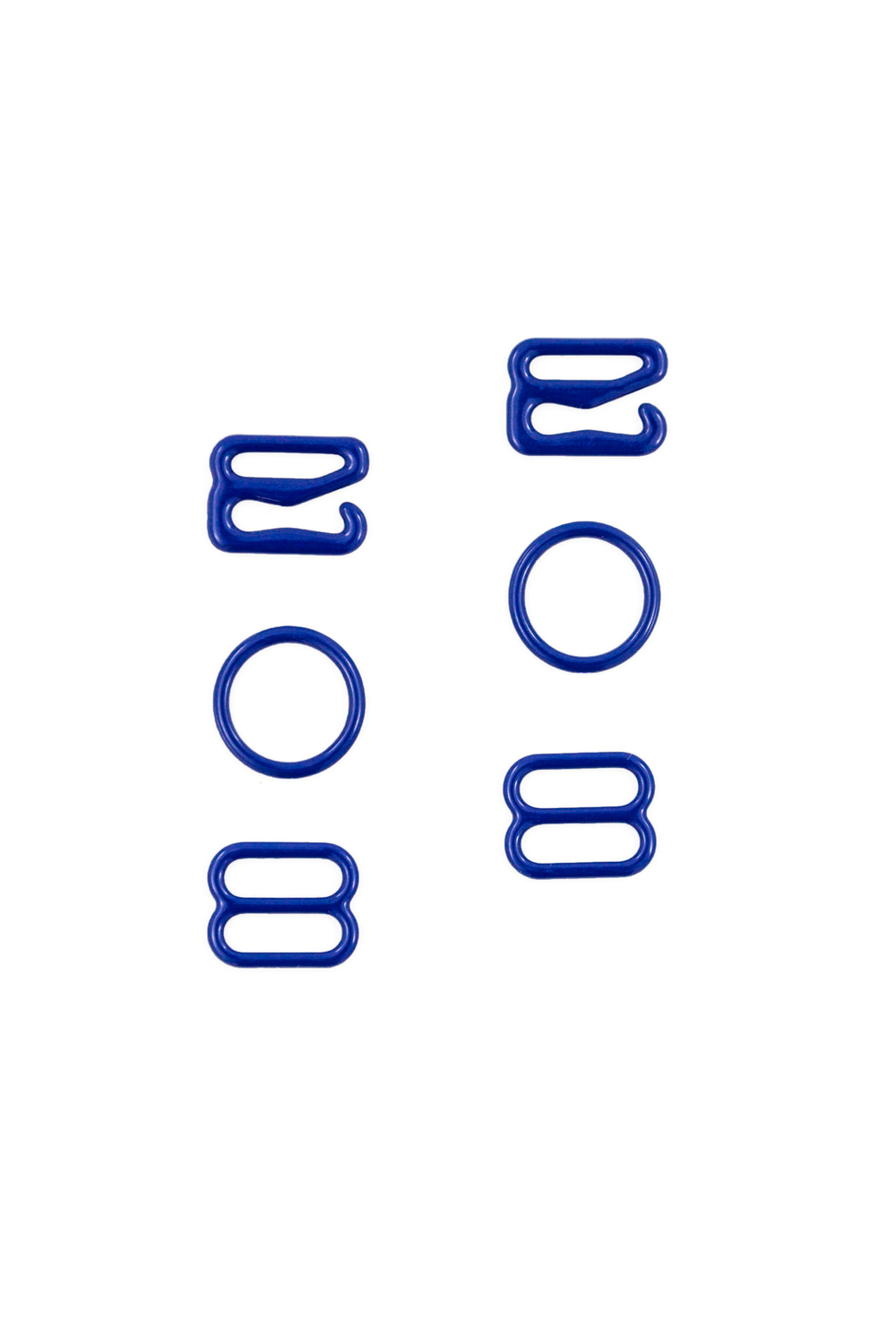 Кольцо, регулятор, крючок для бюстгальтера ультрамарин 1 см