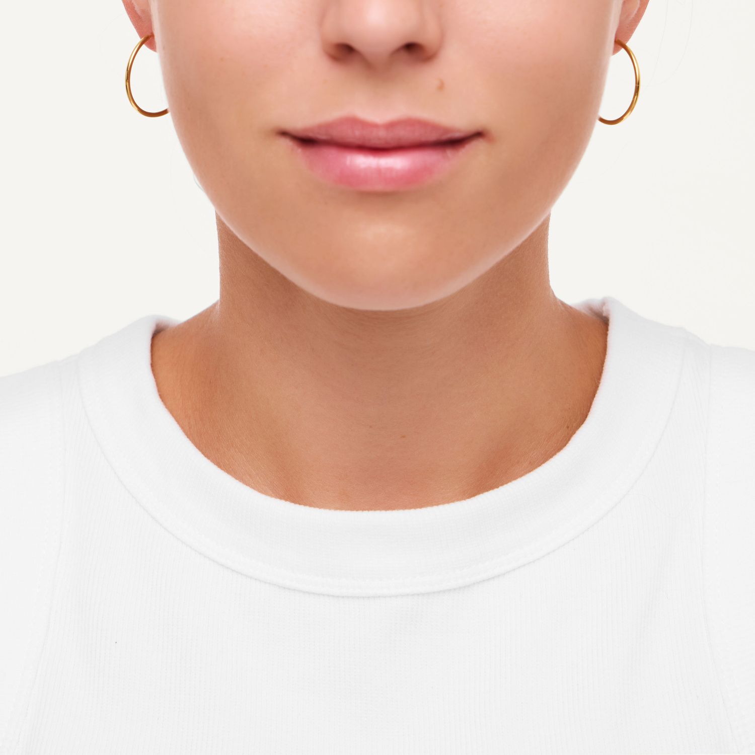 Серьги Wide Gold Congo - 2 cm