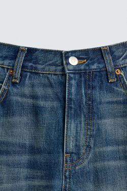 ZARA ДЖИНСЫ FLARE FIT, ЗЕЛЕНОВАТО-СИНИЙ