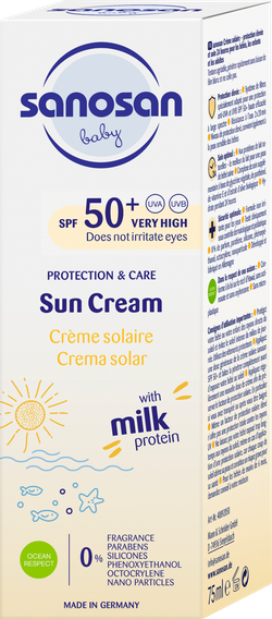 Солнцезащитный крем для малышей Sanosan baby SPF 50 75 мл