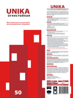 UNIKA  Пена монтажная проф. ОГНЕСТОЙКАЯ 50 (MARCON)