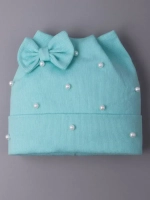 Шапка для девочки осенняя с ушками