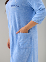 Халат Хм-562/голубой-п