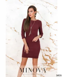 Платье 8621-бордо Minova