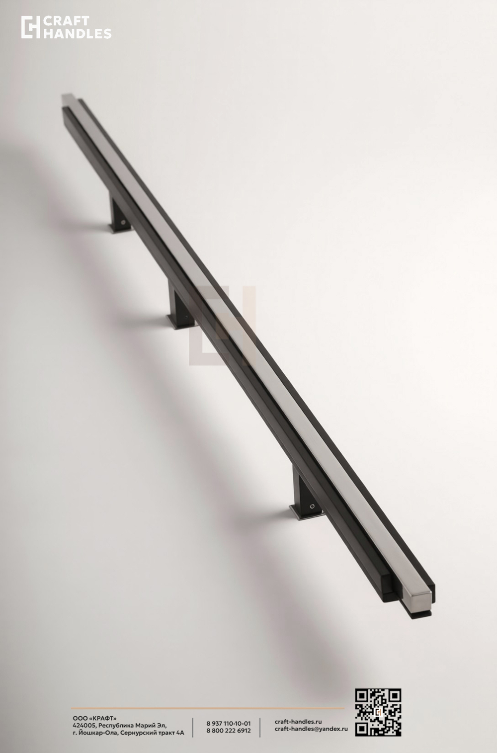 Арт. 40х35 Obelisk Black L-1555 мм