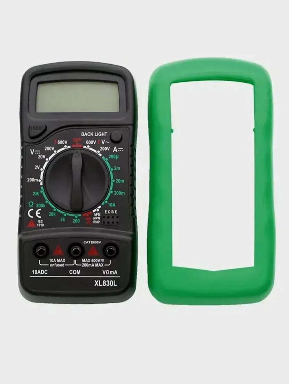 Мультиметр цифровой с прозвонкой XL830L тестер измерительный электрический вольтметр портативный токоизмерительный