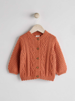 Вязаный кардиган для малышей Next K82-413, Кирпичный