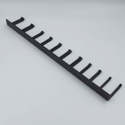 Держатель для хранения всех типов ключей настенный черный