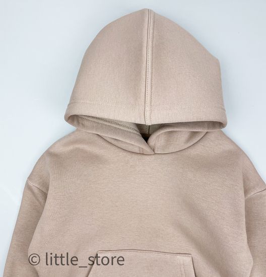 Комплект из футера с начесом "Simple" Латте