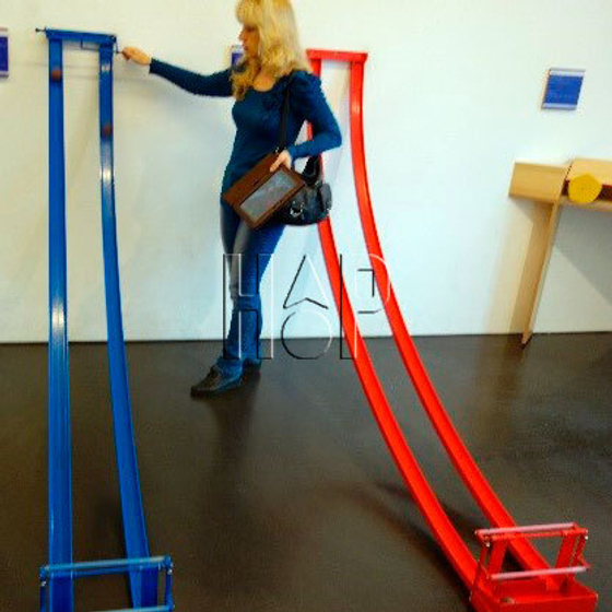 Учебный экспонат Наклонная плоскость - траектория