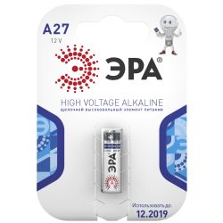 Батарейки ЭРА A27-1BL SUPER Alkaline