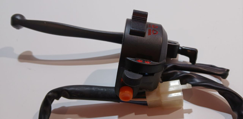 Пульт левый с рычагом сцепления мопед ALPHA RS LUX 11