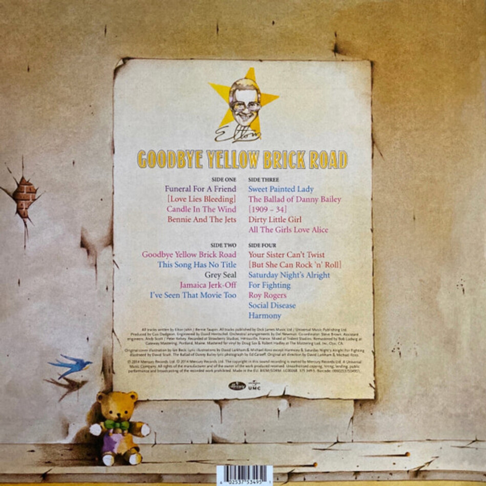 Elton John / Goodbye Yellow Brick Road (2LP)