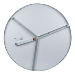 ULO-K40A 90W-4000К-R80 IP40 LIGHT GREY Светильник светодиодный накладной. Белый свет 4000K. Диаметр 800мм. Корпус светло-серый. ТМ Uniel