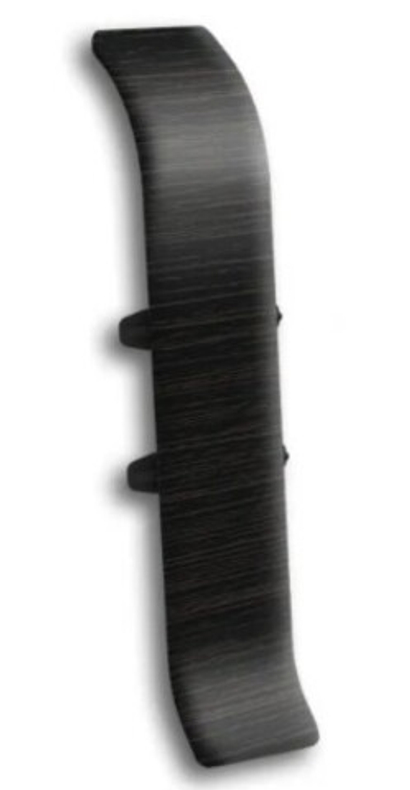 Соединитель для плинтуса 70мм "Идеал Классик", 302 Венге черный