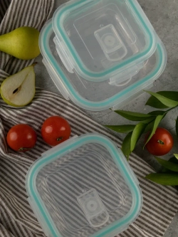 Контейнеры для еды стеклянные, 320 мл 2 шт, 500 мл 1 шт