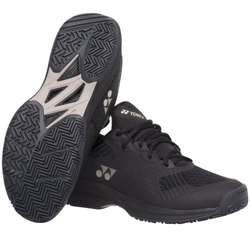 Женские Кроссовки теннисные Yonex Power Cushion Sonicage - black/mocha gray