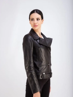 Косуха женская кожаная натуральная куртка Турция