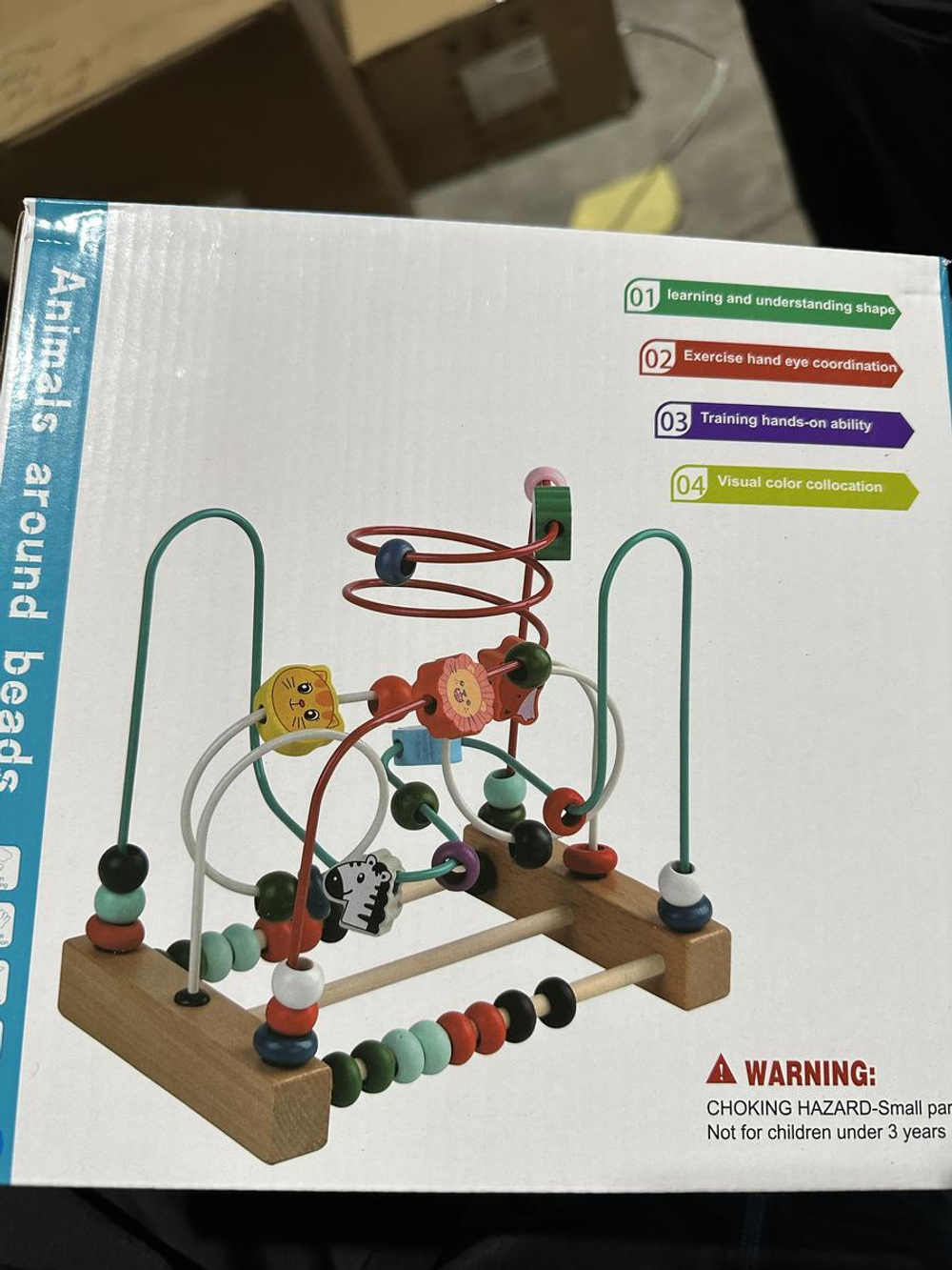 Развивающая игрушка деревянная Лабиринт, коробка C-41747