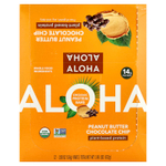 Aloha, Organic Protein Bars, Peanut Butter Chocolate Chip, 12 Bars, 1.98 oz (56 g) Each