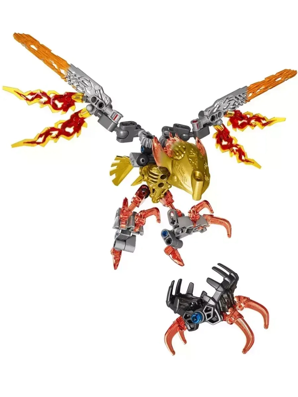 Конструктор Бионикл Икир Тотемное животное Огня 77 деталей