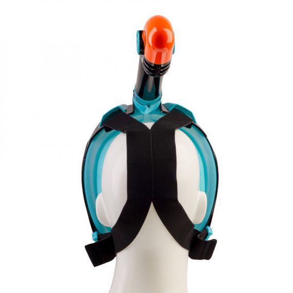 Маска полнолицевая Scorpena Swim большая бирюзовая