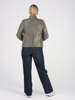 Кожаная куртка демисезонная косуха