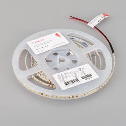 Светодиодная лента RT-A160-5mm 24V Warm3000 (15 W/m, IP20, 2835, 5m) (Arlight, Открытый) 037813