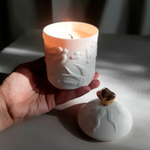 🌸 фарфоровый подсвечник со свечой Ласточки — Leoleo handmade — 8 марта у Феи