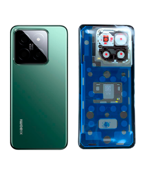 Задняя крышка для Xiaomi Mi 14 Pro (Зелёная) со стеклом камеры