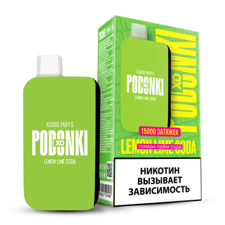 Купить Одноразовый Pod Podonki XO - Лимон Лайм Сода (15000 затяжек)