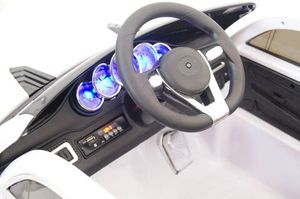 Детский электромобиль River Toys LEXUS E111KX белый фото №8