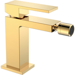 Смеситель для биде Boheme Qubic 476-G shinny gold