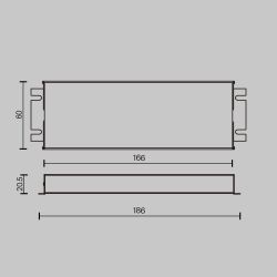 Блок питания TRIAC 60Вт 24В IP67 Maytoni   734001