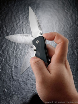 Складной нож c33B (3 опции в одном) полуавтомат