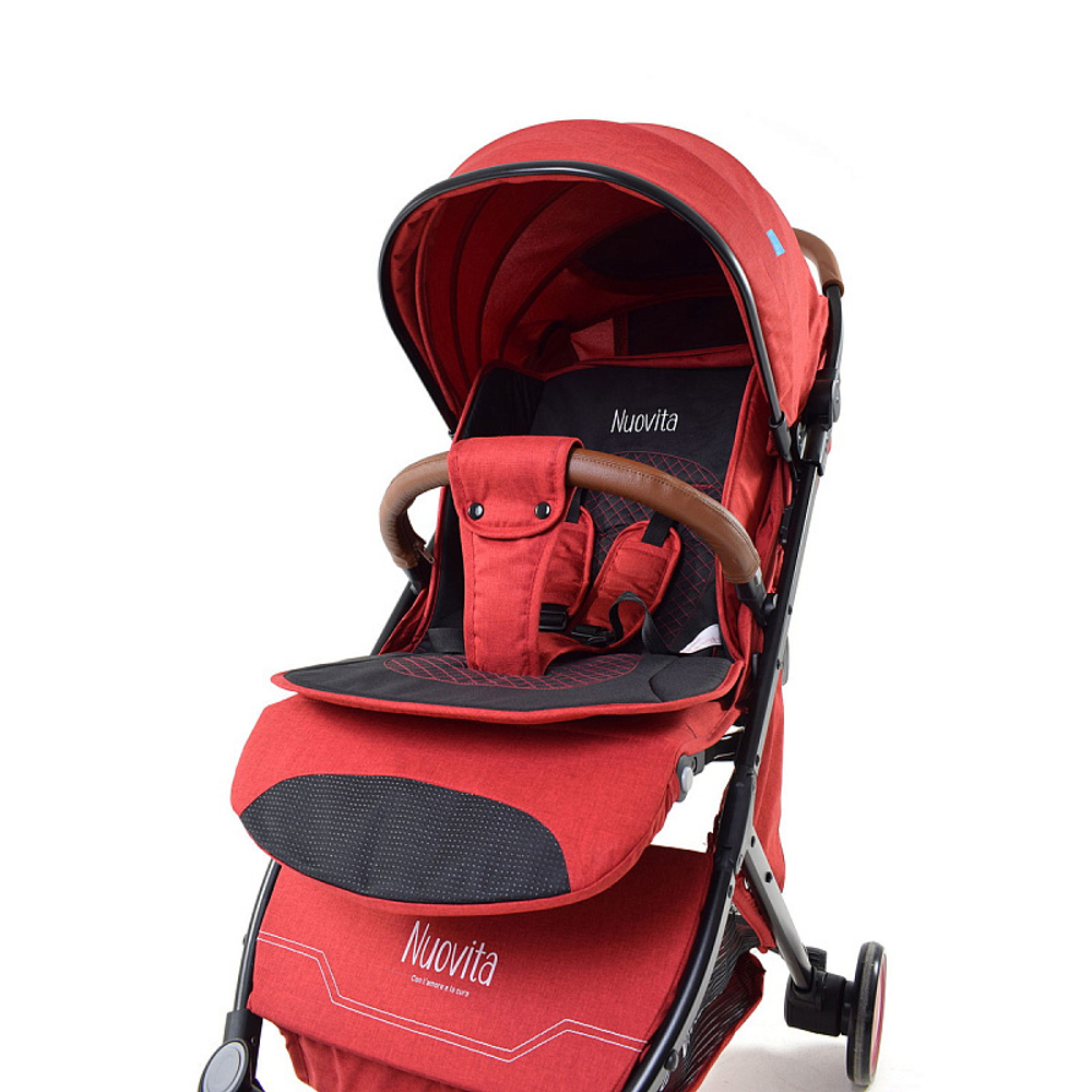 Прогулочная коляска Nuovita Giro Rosso, Nero / Красный, Черный
