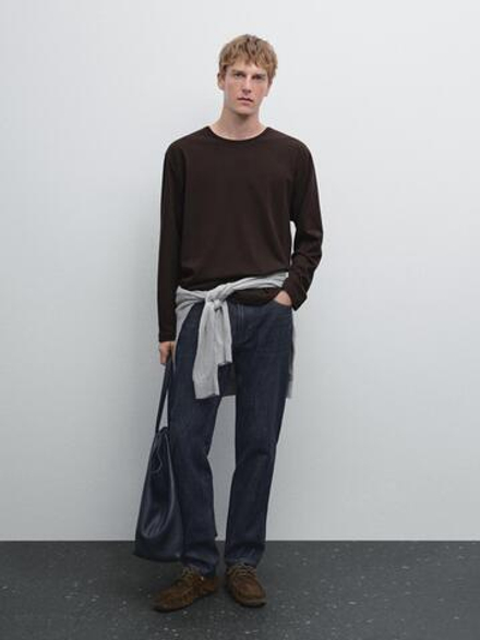 Massimo Dutti Зауженные джинсы, темно-синий