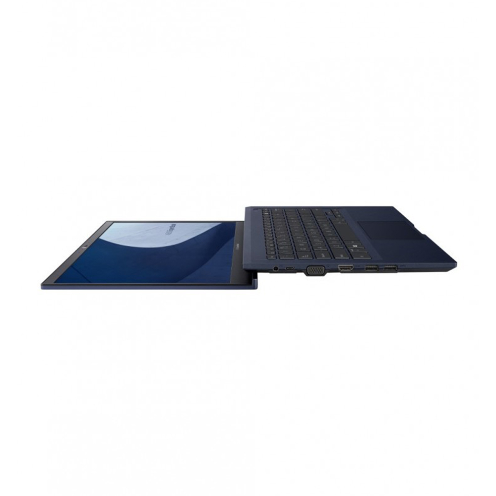 Ноутбук ASUS ExpertBook B1 B1400CEAE-EB1966R 90NX0421-M22850 Intel Core i7 1165G7, 2.8 GHz - 4.7 GHz, 8192 Mb, 14" Full HD 1920x1080, 512 Gb SSD, DVD нет, Intel Iris Xe Graphics, Windows 10 Professional, синий (Star Black) 90NX0421-M22850
