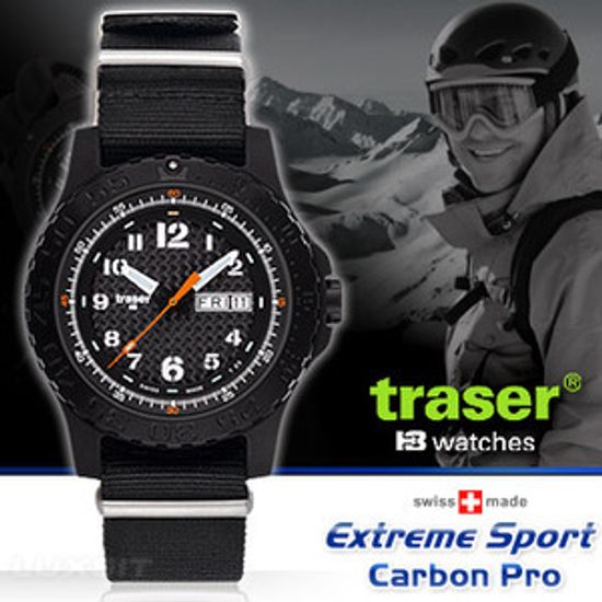 Наручные часы Traser Extreme Sport Carbon Pro 100278 (нато)