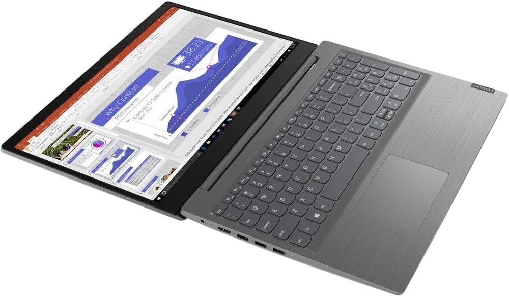 Ноутбук 15.6; FHD Lenovo V15-ADA grey AMD Athlon 3020E/4Gb/128Gb SSD/noDVD/VGA int/W10 (82C700ETRU)