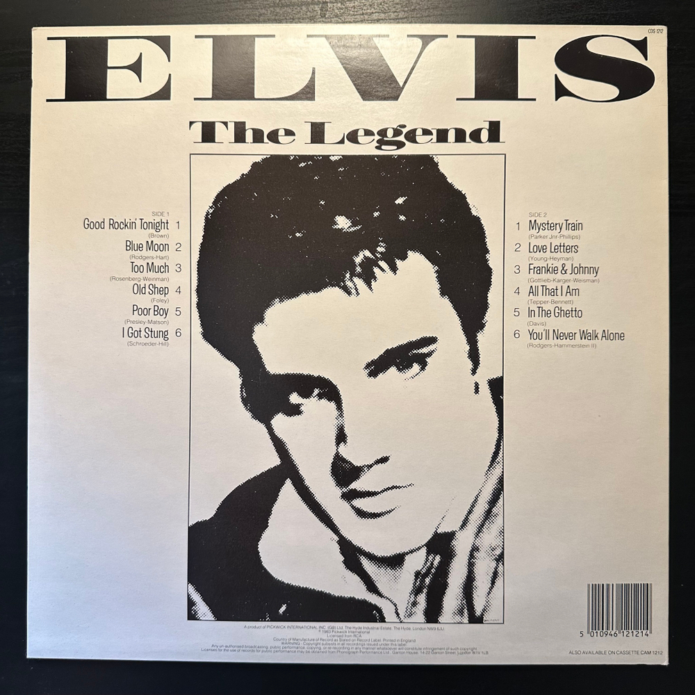 Elvis - The Legend (Англия 1983г.)