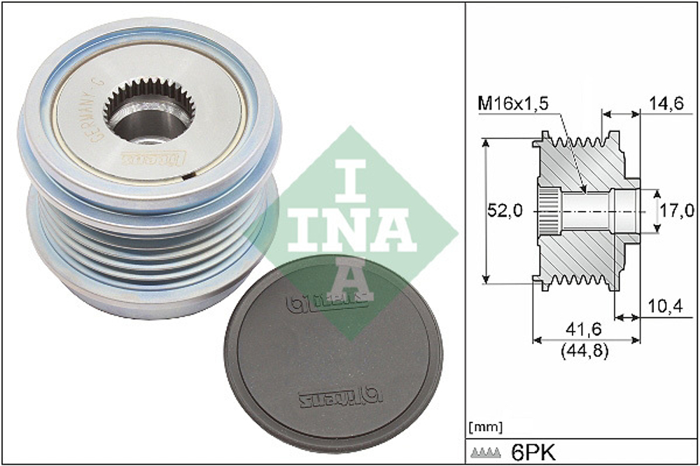 INA - 535034310-INA - Alternator Freewheel Clutch