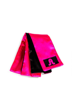 Черно-розовая атласная повязка на глаза Satin Sash (Цвет: черный с розовым)