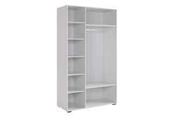 Шкаф трехдверный "Ева" 105.02 (Белое дерево/Белый матовый)