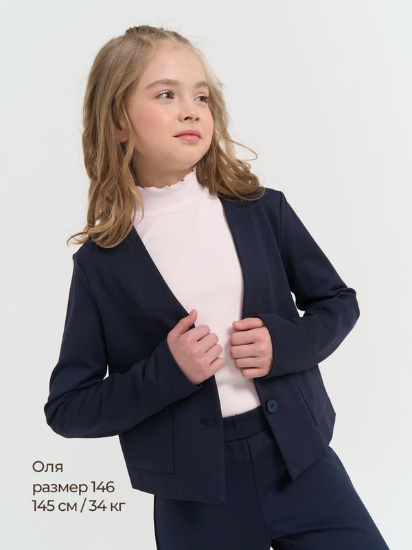 Жакет укороченный для девочки 